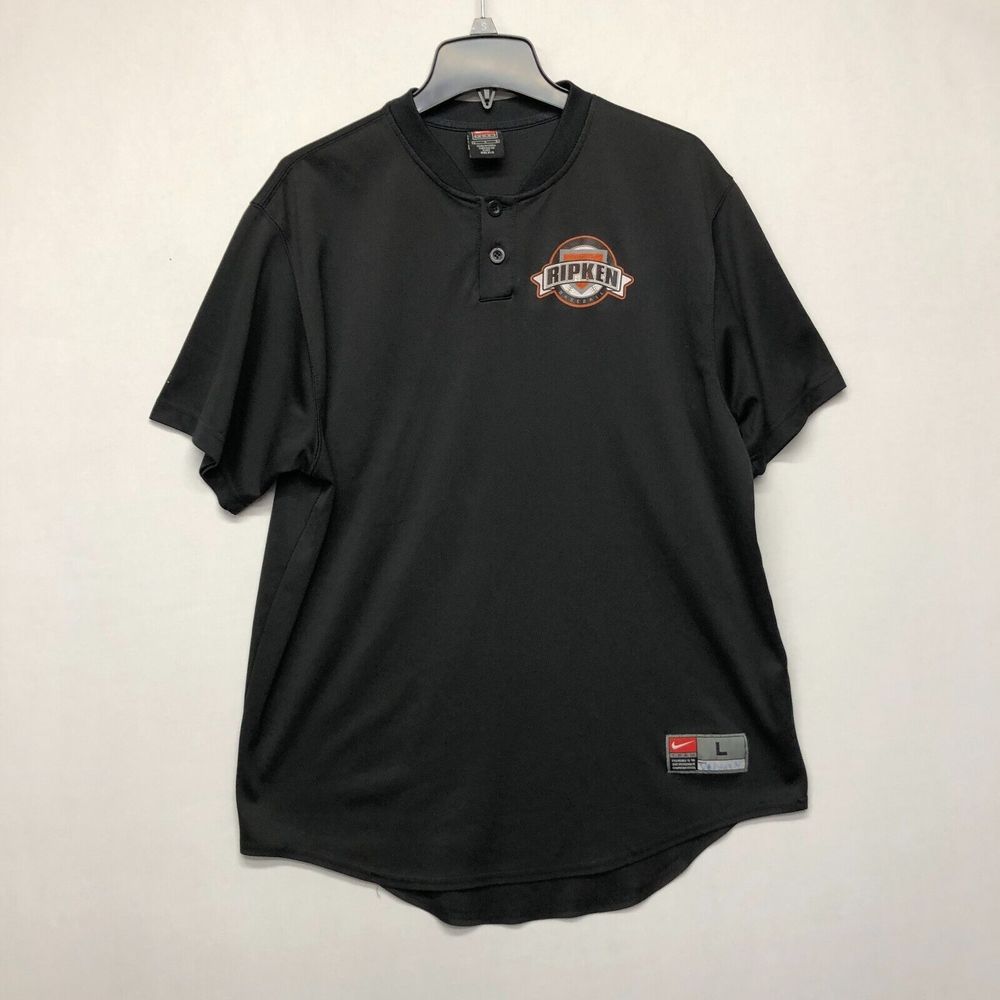 Nike Team Ripken #19 Baseball MLB Orioles Jersey Top Adult Size Large B246 -8